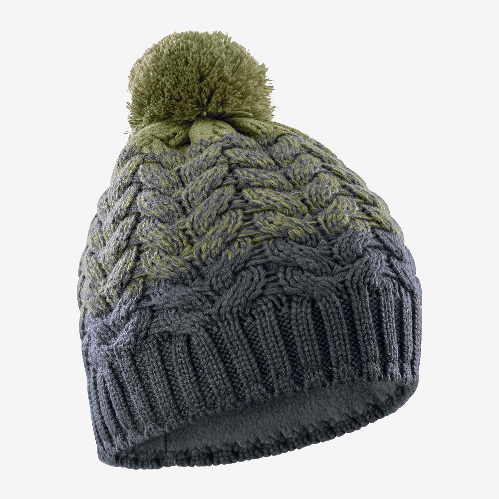 SALOMON POLY Philippines - Men's Beanie - Green | 976014-LPV